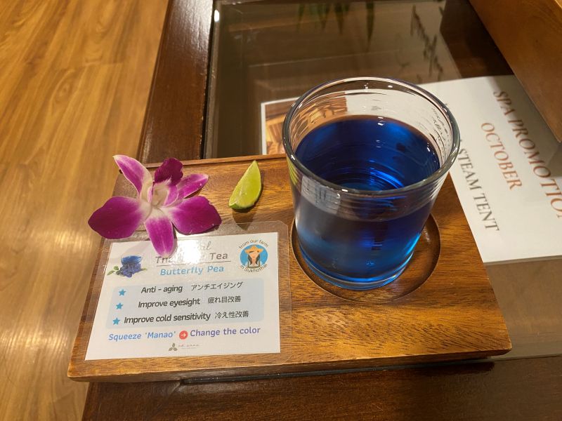 おすすめマッサージ店、at ease アットイース・スパ店で出てきたバタフライピー。