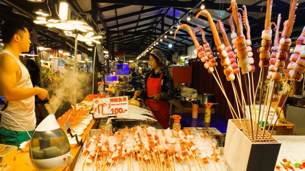 SW1マーケット　海鮮屋台